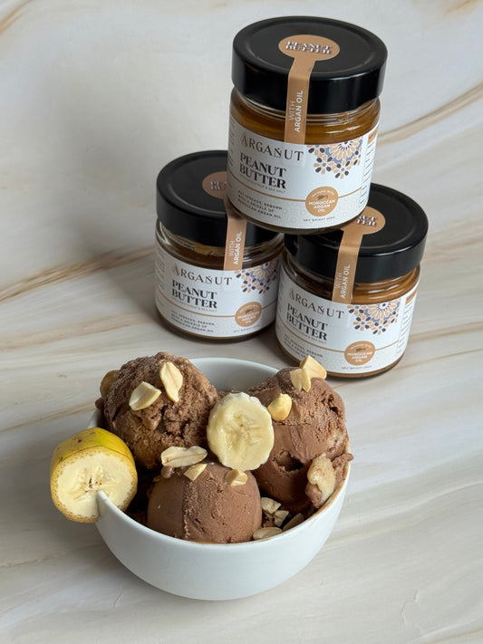 Luxury in a Scoop: Ice Cream with ArgaNut Peanut Butter