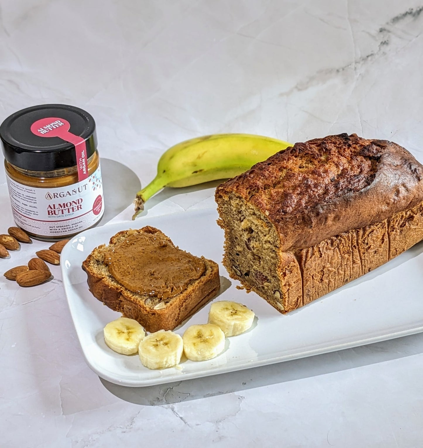 Almond Butter with Argan oil & Date syrup - Smooth - 200g